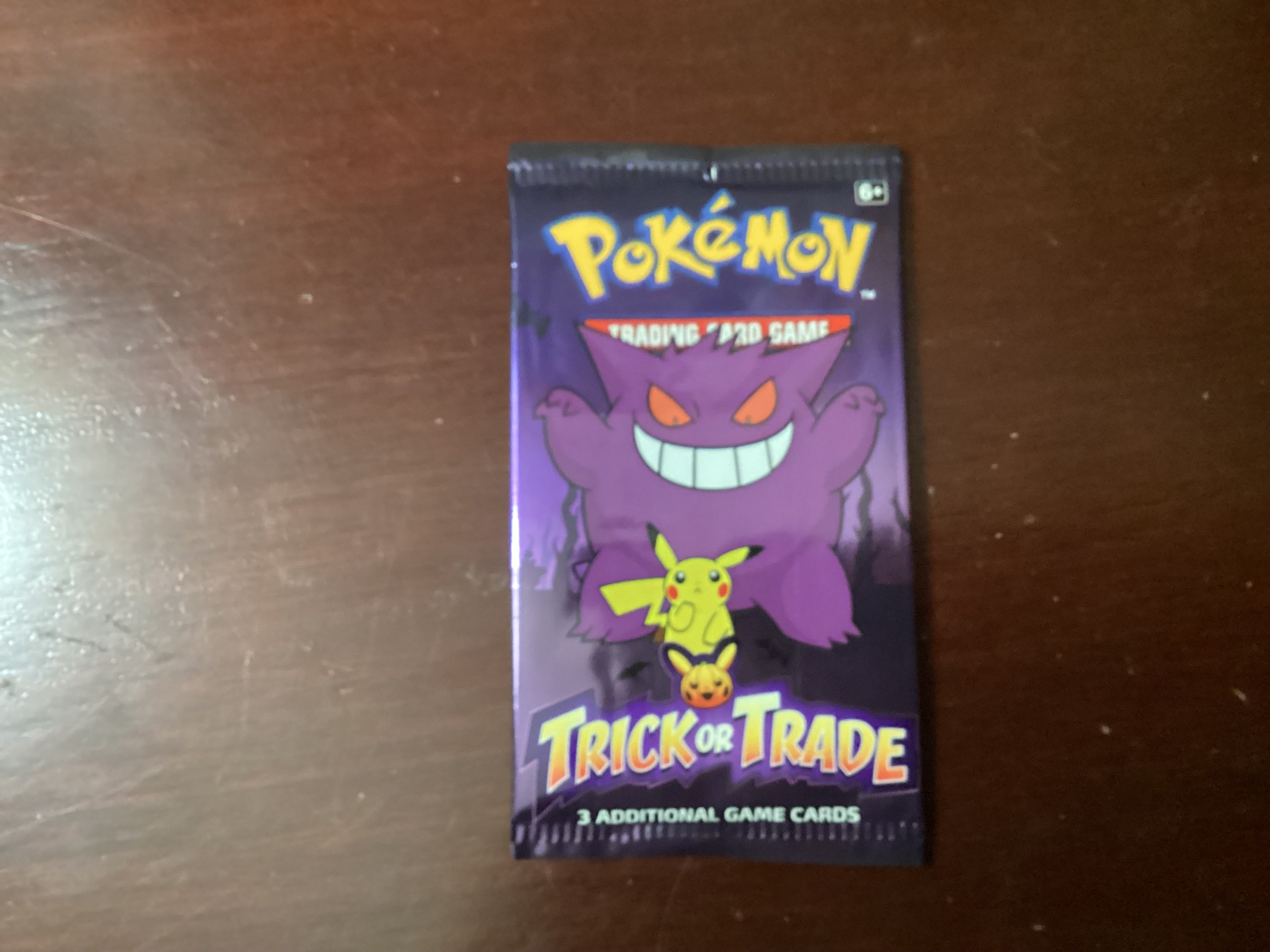 English trick or trade booster pack 3-cards